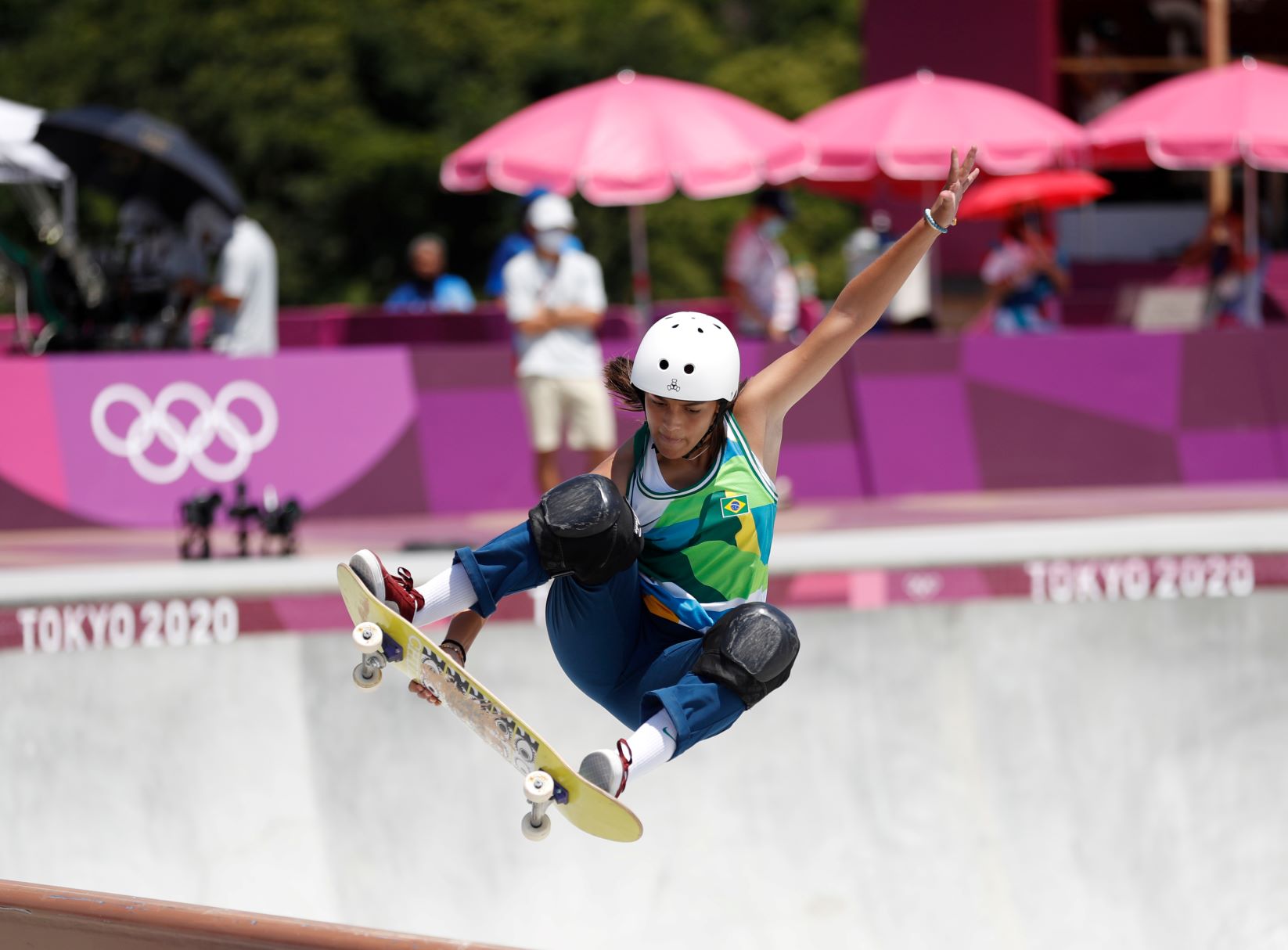 Olympic Medallist skateboarder Rayssa Leal